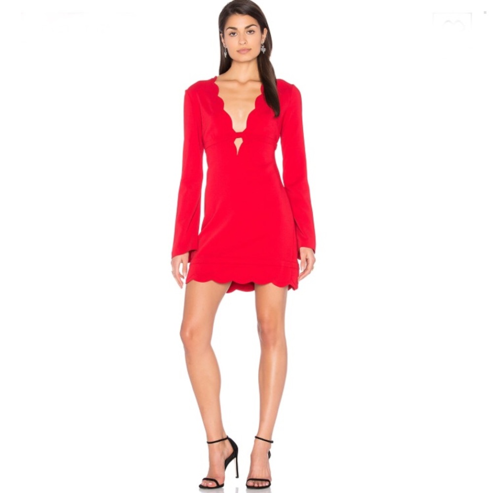NWT A.L.C. Red Cut-Out Dress - 8